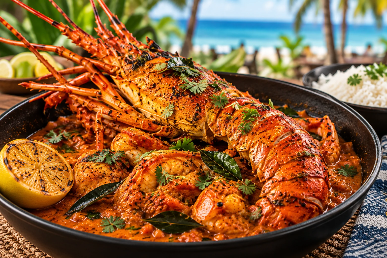 Caribbean Lobster Masala