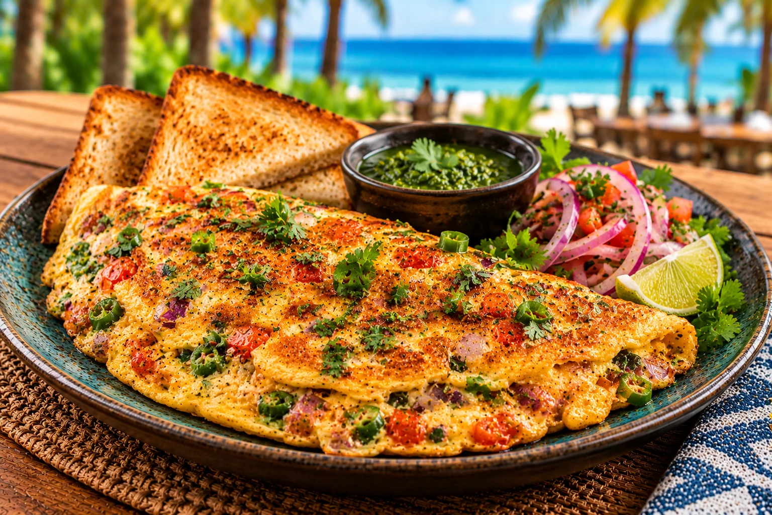 Masala Omelette